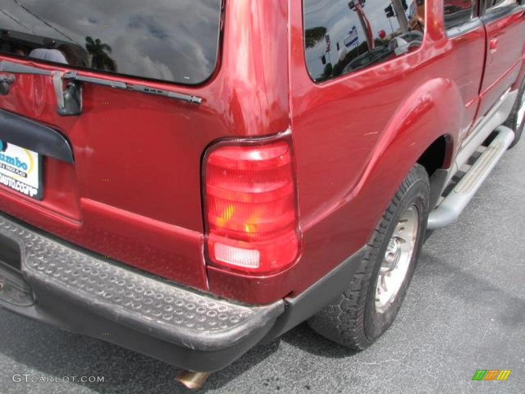 2001 Explorer Sport - Toreador Red Metallic / Dark Graphite photo #10