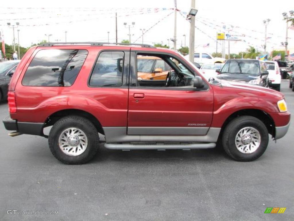 2001 Explorer Sport - Toreador Red Metallic / Dark Graphite photo #12