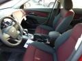 Jet Black/Sport Red Interior Photo for 2011 Chevrolet Cruze #46378215