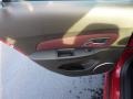 Jet Black/Sport Red 2011 Chevrolet Cruze LT/RS Door Panel