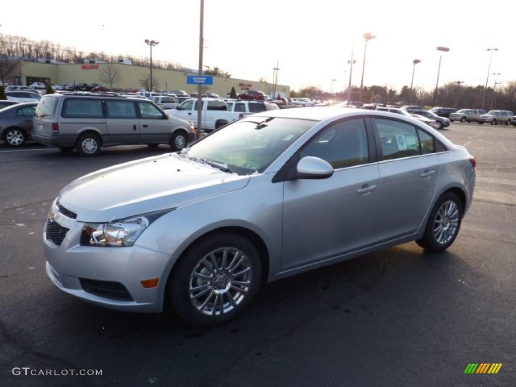 Silver Ice Metallic 2011 Chevrolet Cruze ECO Exterior Photo #46378344