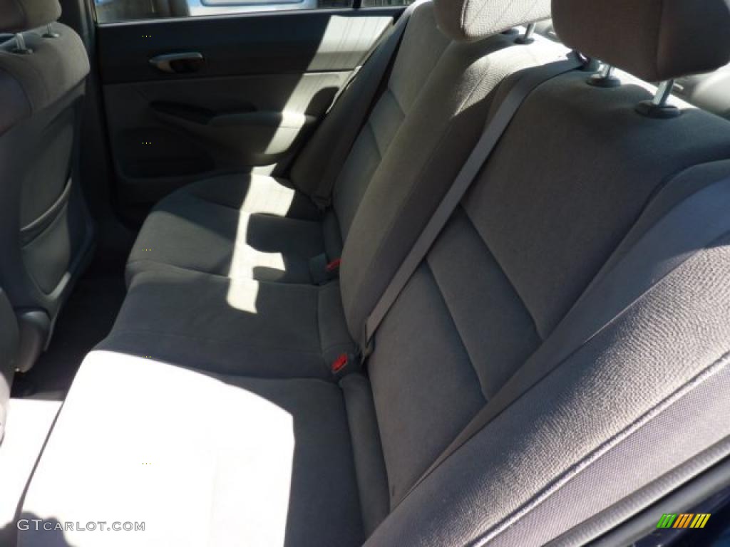 2007 Civic LX Sedan - Royal Blue Pearl / Gray photo #8