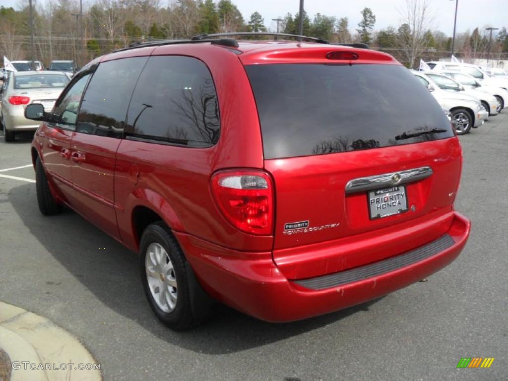 Inferno red chrysler town country #5