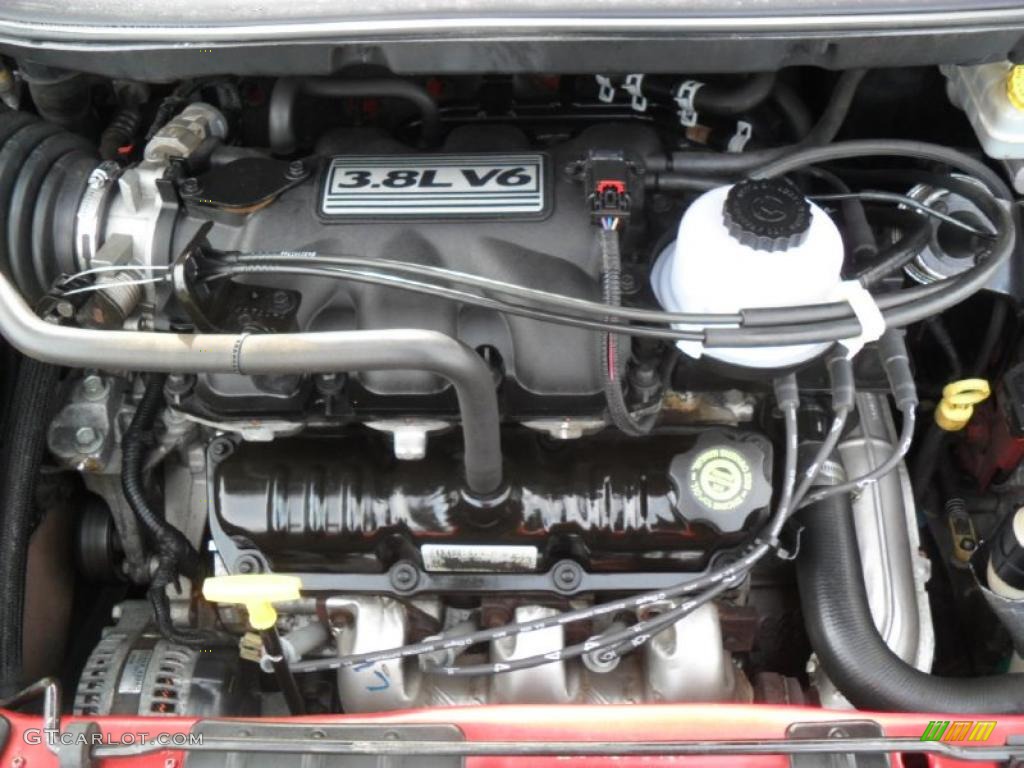 2002 Chrysler Town & Country EX 3.8 Liter OHV 12-Valve V6 Engine Photo #46380282
