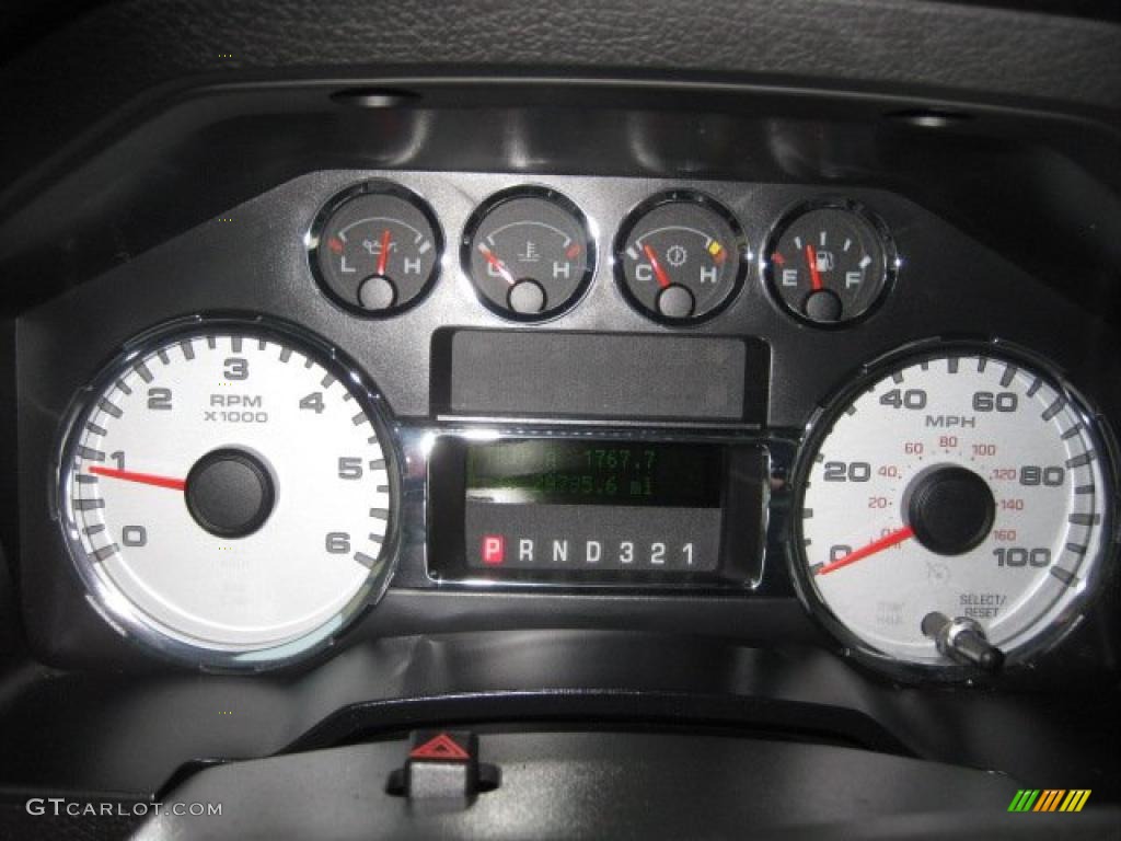 2008 Ford F350 Super Duty FX4 SuperCab 4x4 Gauges Photo #46381089