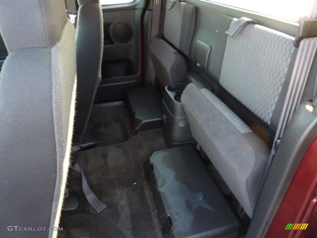 2007 Colorado LT Extended Cab 4x4 - Deep Ruby Red Metallic / Very Dark Pewter photo #9