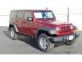 2011 Deep Cherry Red Jeep Wrangler Unlimited Sport 4x4  photo #3