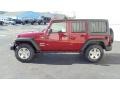 2011 Deep Cherry Red Jeep Wrangler Unlimited Sport 4x4  photo #8