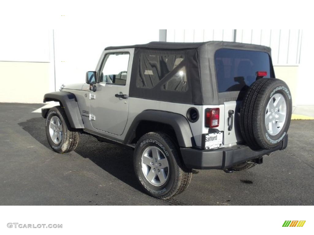 2011 Wrangler Sport S 4x4 - Bright Silver Metallic / Black photo #6