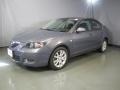 2008 Galaxy Gray Mica Mazda MAZDA3 i Sport Sedan  photo #1