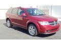 2011 Deep Cherry Red Crystal Pearl Dodge Journey Crew  photo #3