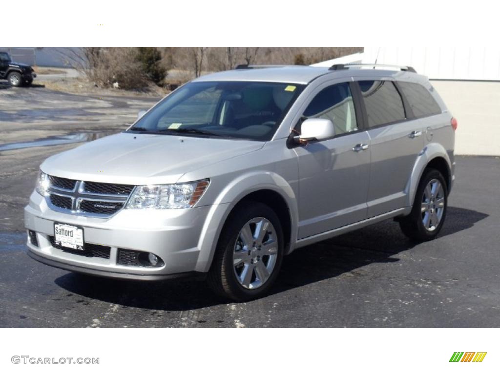 Bright Silver Metallic 2011 Dodge Journey Crew AWD Exterior Photo #46383213