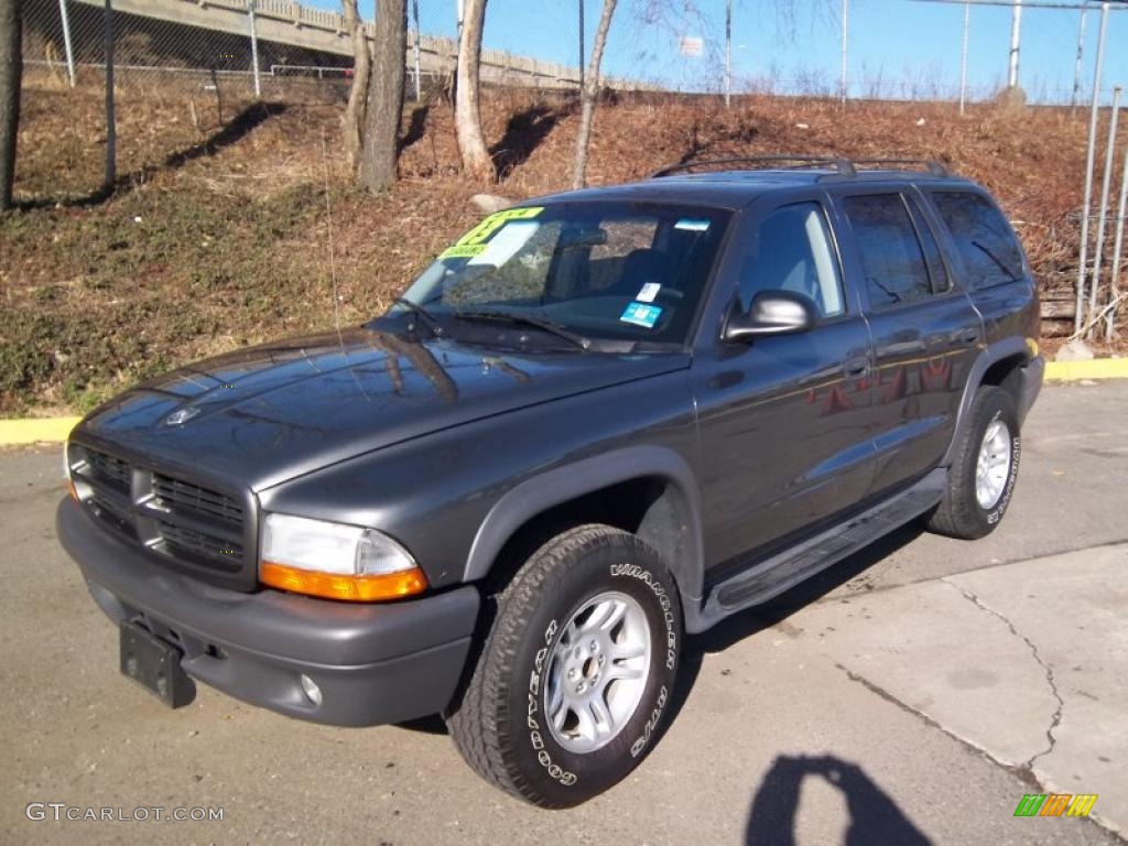 2003 Durango SXT 4x4 - Graphite Metallic / Dark Slate Gray photo #1