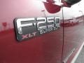 2000 Dark Toreador Red Metallic Ford F250 Super Duty XLT Extended Cab 4x4  photo #5