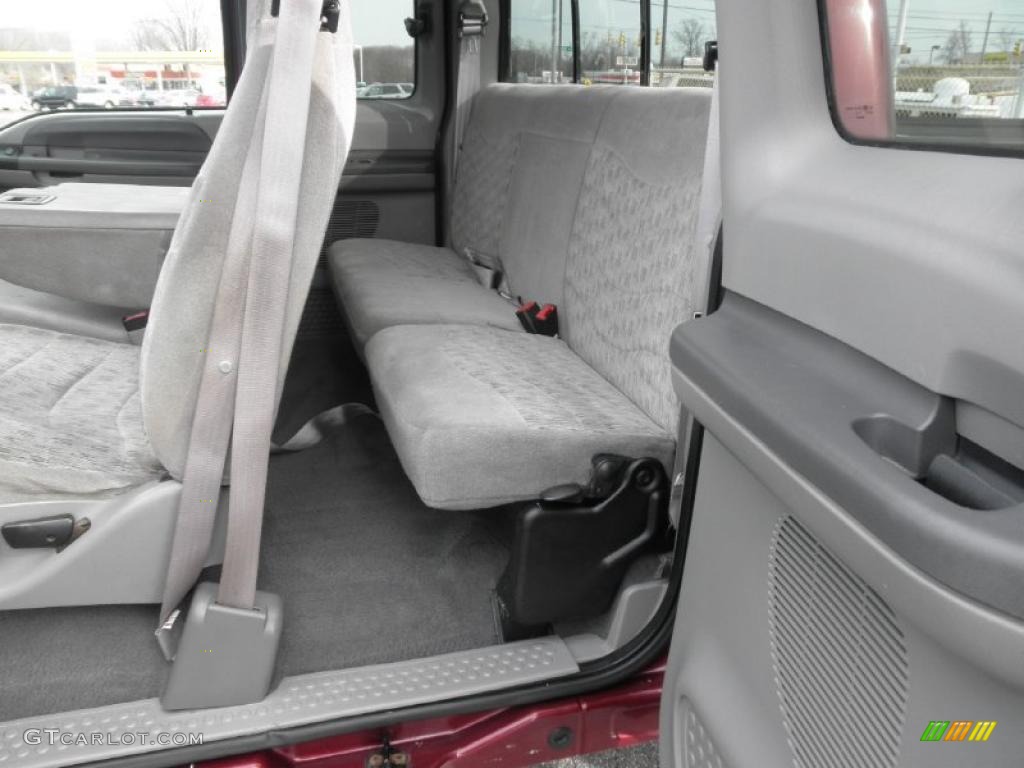 2000 F250 Super Duty XLT Extended Cab 4x4 - Dark Toreador Red Metallic / Medium Graphite photo #15