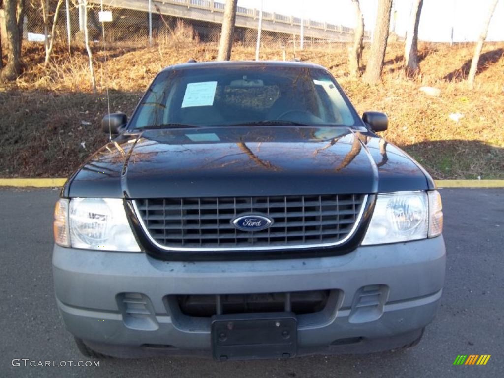 2002 Explorer XLS 4x4 - Black Clearcoat / Graphite photo #3
