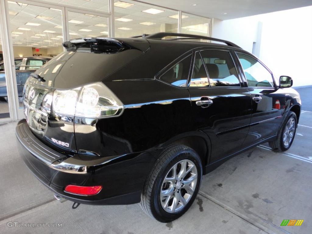 2009 RX 350 AWD - Obsidian Black / Light Gray photo #4