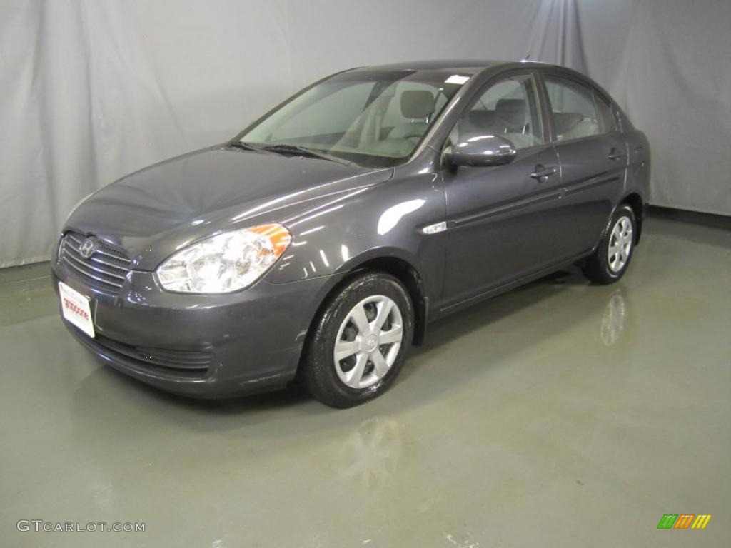 Charcoal Gray Hyundai Accent