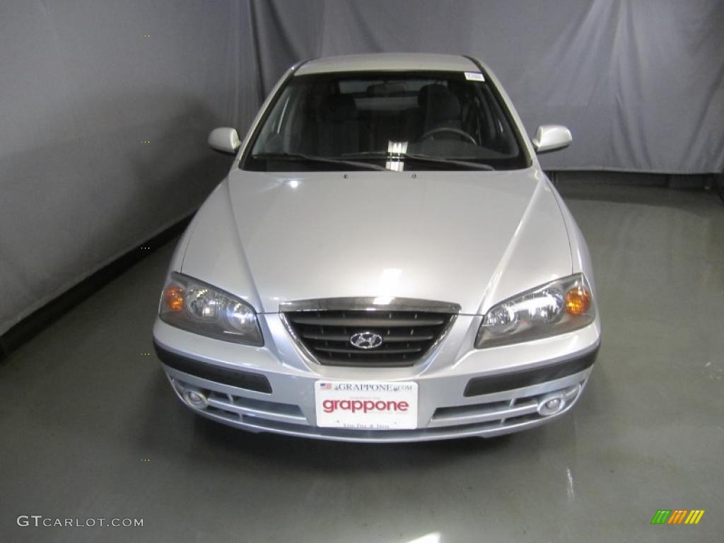 2006 Elantra GLS Hatchback - Sterling Silver / Gray photo #2
