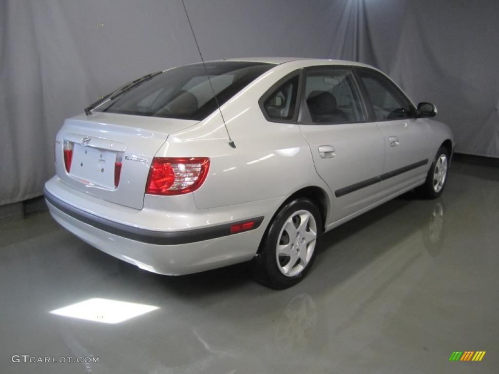 2006 Elantra GLS Hatchback - Sterling Silver / Gray photo #11