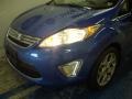 2011 Blue Flame Metallic Ford Fiesta SEL Sedan  photo #4