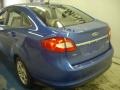 2011 Blue Flame Metallic Ford Fiesta SEL Sedan  photo #7