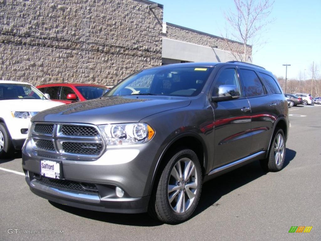 Mineral Gray Metallic 2011 Dodge Durango Crew Lux 4x4 Exterior Photo #46385928