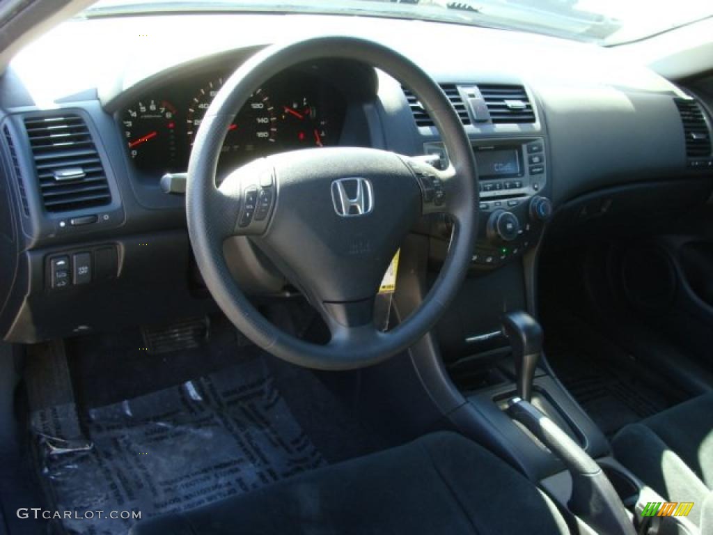 2006 Accord LX V6 Coupe - Nighthawk Black Pearl / Black photo #10
