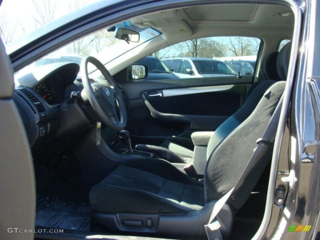 2006 Accord LX V6 Coupe - Nighthawk Black Pearl / Black photo #11