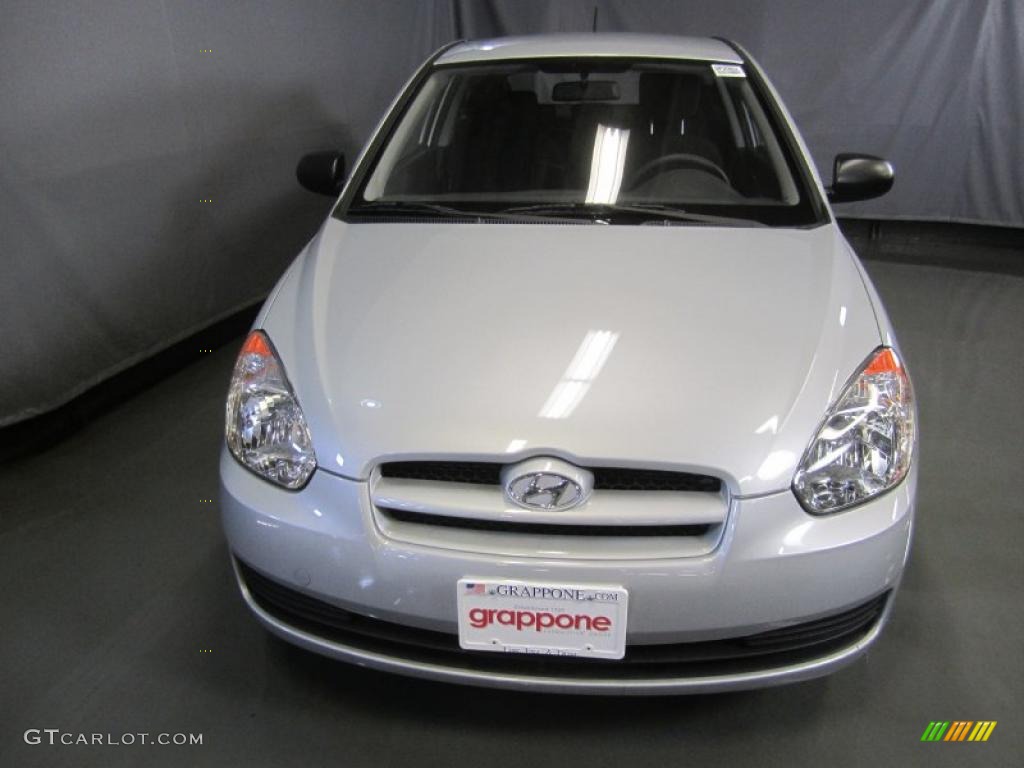 Platinum Silver 2011 Hyundai Accent GL 3 Door Exterior Photo #46387119