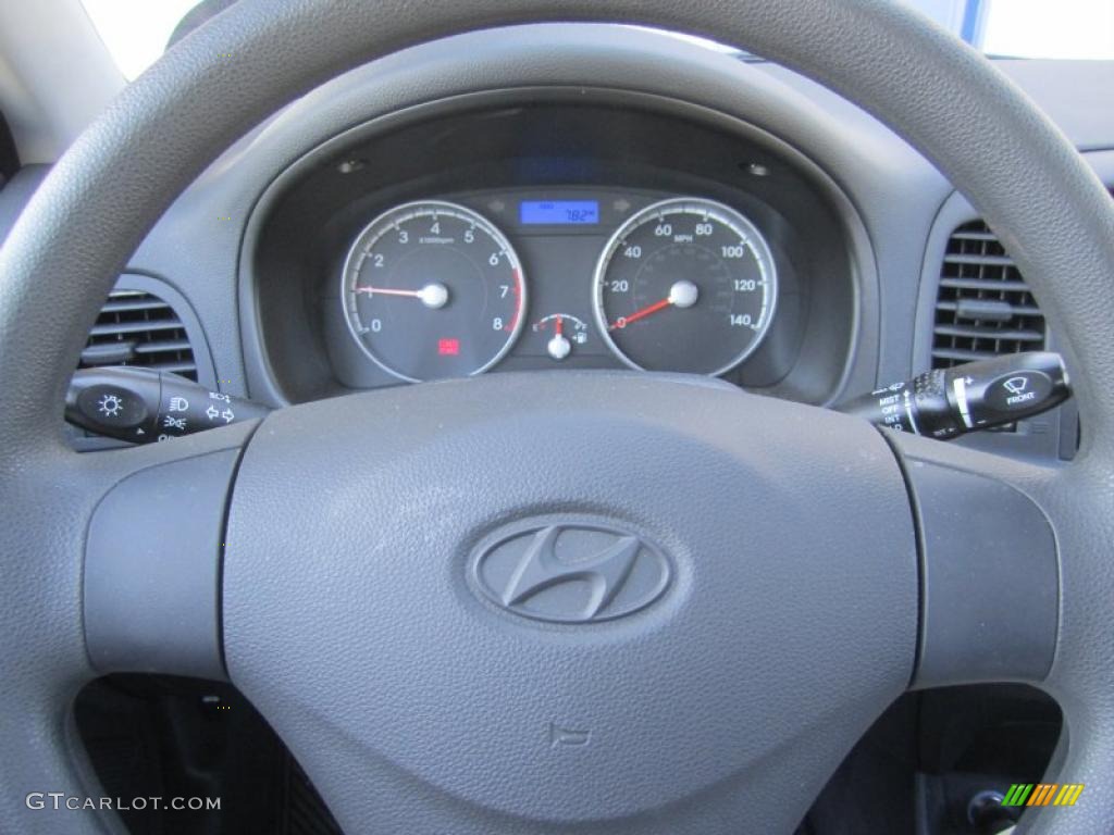 2011 Hyundai Accent GL 3 Door Gauges Photos