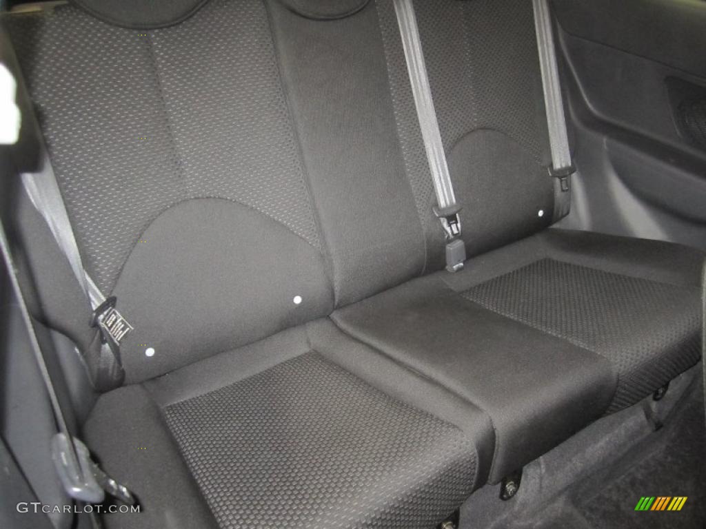 Black Interior 2007 Hyundai Accent SE Coupe Photo #46387366