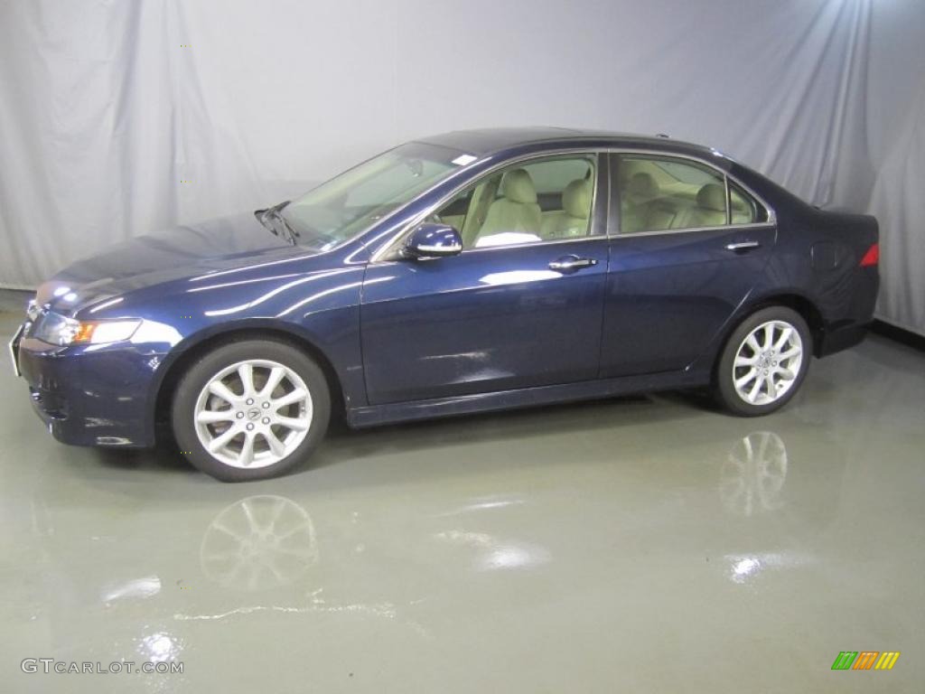 2008 TSX Sedan - Royal Blue Pearl / Parchment photo #3