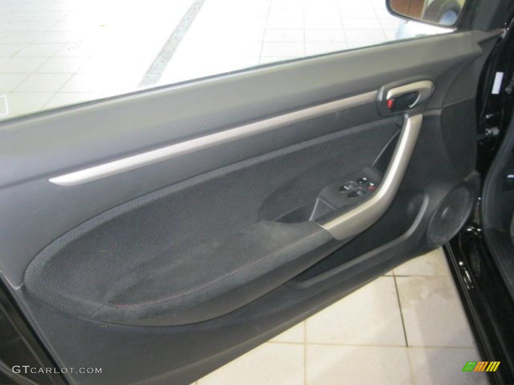 2008 Honda Civic Si Coupe Black Door Panel Photo #46389052