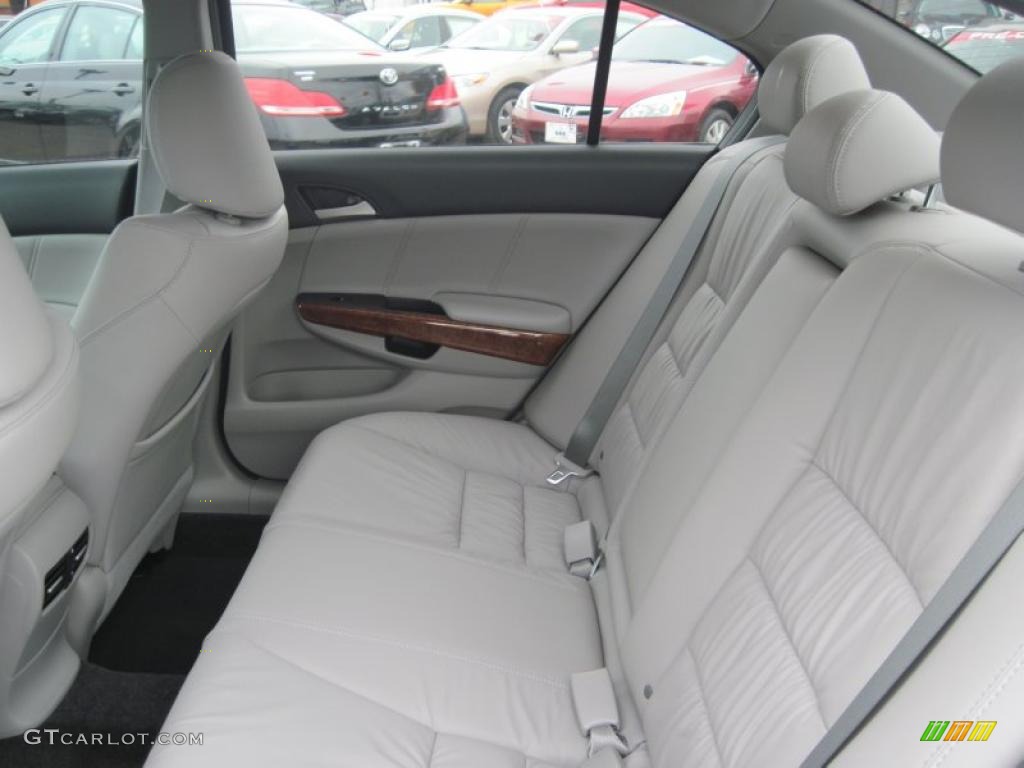 2011 Accord EX-L V6 Sedan - Alabaster Silver Metallic / Gray photo #14