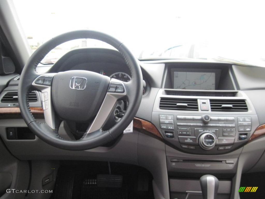 2011 Honda Accord EX-L V6 Sedan Gray Dashboard Photo #46389571
