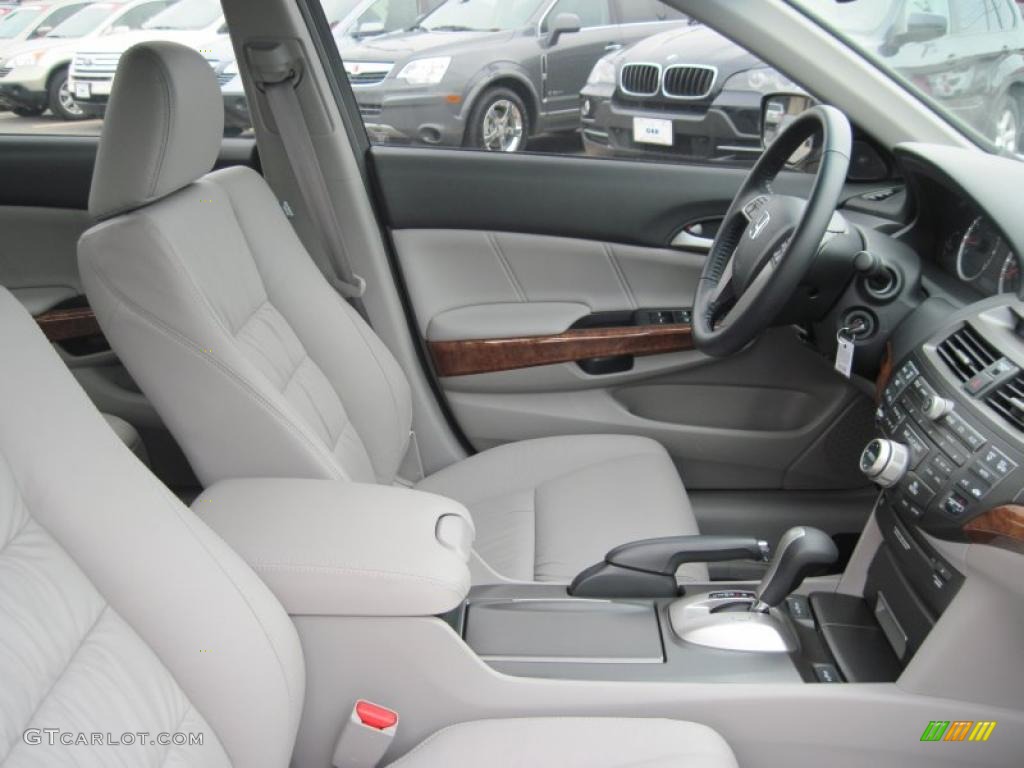 2011 Accord EX-L V6 Sedan - Alabaster Silver Metallic / Gray photo #17