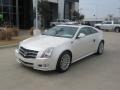 White Diamond Tricoat 2011 Cadillac CTS Coupe Exterior