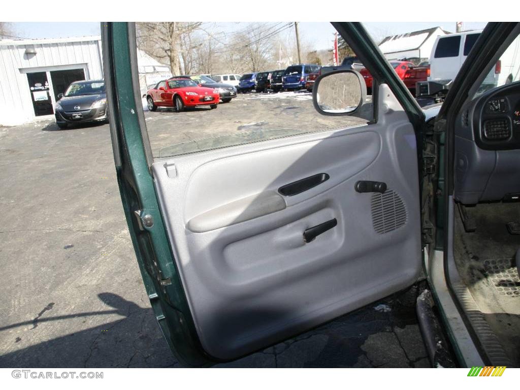 1999 Ram 1500 ST Regular Cab - Emerald Green Pearl / Mist Gray photo #12