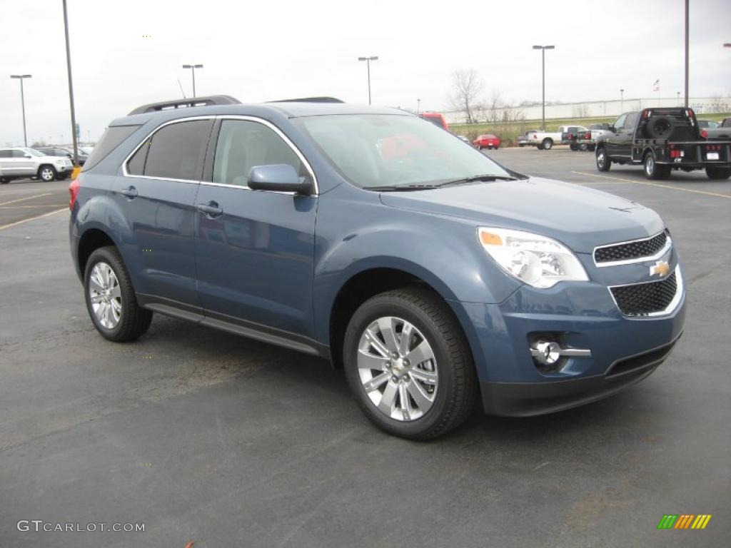 Twilight Blue Metallic 2011 Chevrolet Equinox LT Exterior Photo #46391573