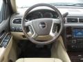 2011 GMC Sierra 3500HD Cocoa/Light Cashmere Interior Steering Wheel Photo