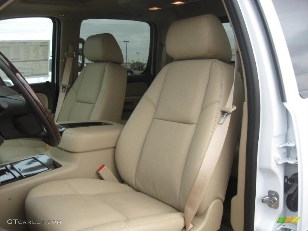 Cocoa/Light Cashmere Interior 2011 GMC Sierra 3500HD Denali Crew Cab 4x4 Dually Photo #46391843