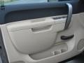 2011 Chevrolet Silverado 2500HD Light Cashmere/Ebony Interior Door Panel Photo
