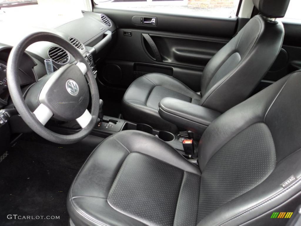 Black Interior 2010 Volkswagen New Beetle 2.5 Coupe Photo #46391942