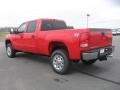 2011 Fire Red GMC Sierra 2500HD SLE Crew Cab 4x4  photo #7