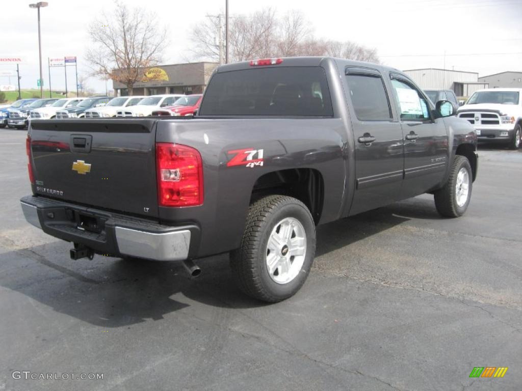 2011 Silverado 1500 LT Texas Edition Crew Cab 4x4 - Taupe Gray Metallic / Ebony photo #5