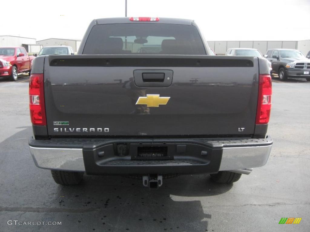 2011 Silverado 1500 LT Texas Edition Crew Cab 4x4 - Taupe Gray Metallic / Ebony photo #6