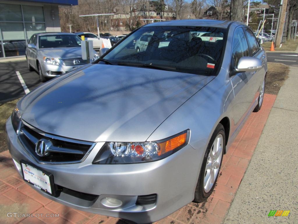 2008 TSX Sedan - Alabaster Silver Metallic / Ebony photo #1