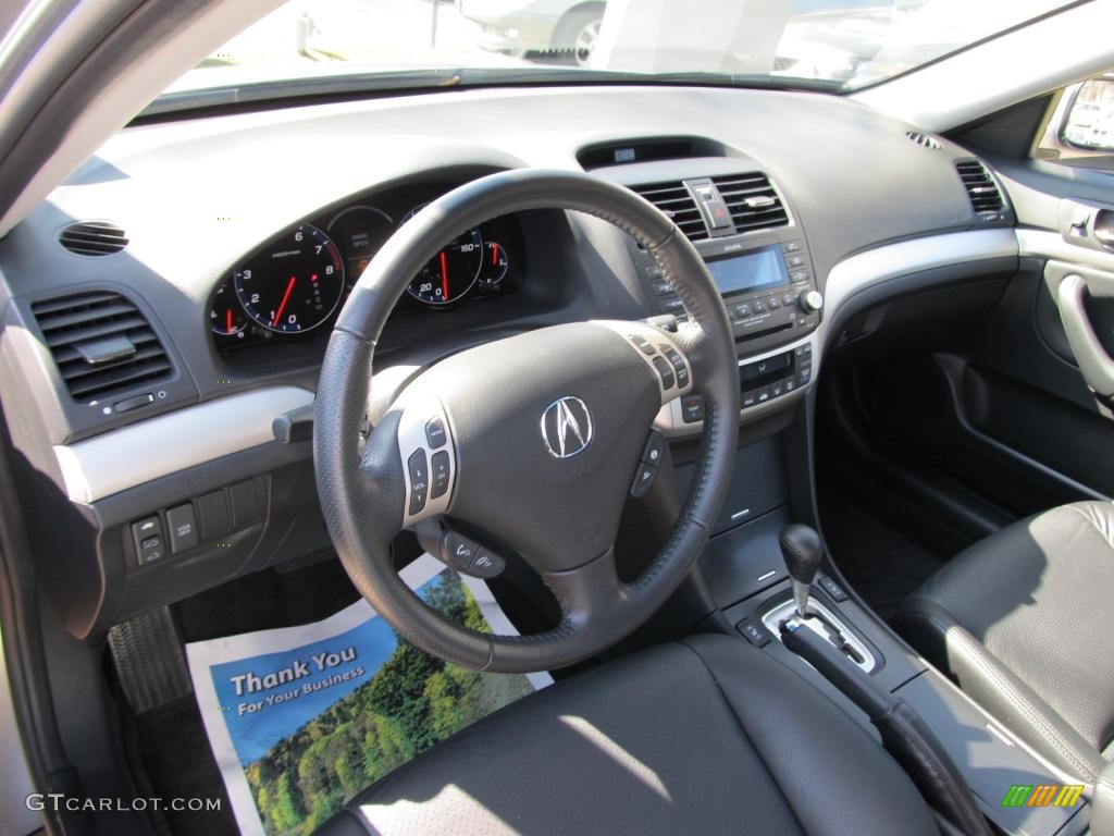 2008 TSX Sedan - Alabaster Silver Metallic / Ebony photo #13