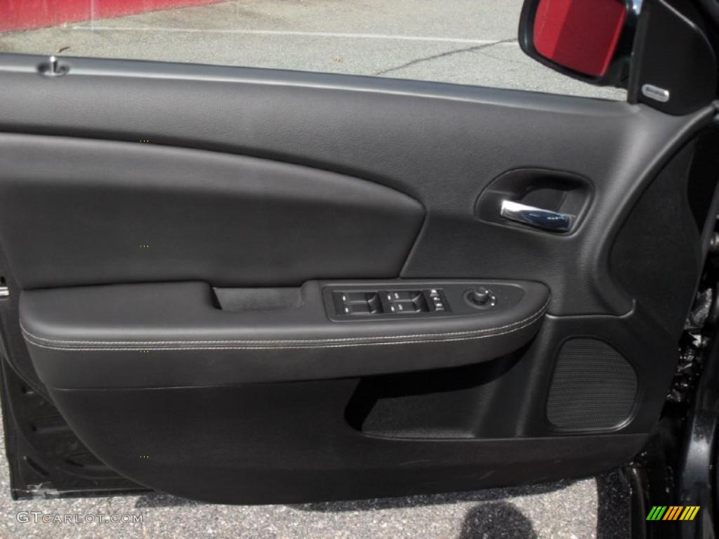 2011 Chrysler 200 Limited Black Door Panel Photo #46393202
